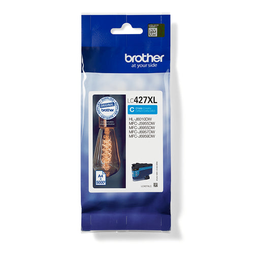 Brother LC-427XLC ink cartridge 1 pc(s) Original High (XL) Yield Cyan Brother LC-427XLC ink cartridge 1 pc(s) Original High (XL) Yield Cyan